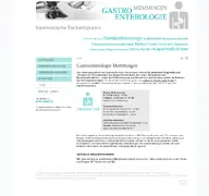 Kleine Seitenvorschau von gastroenterologie-mm.de