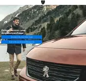 Kleine Seitenvorschau von onlinetermin-de.peugeot.de