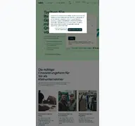 Kleine Seitenvorschau von qred.de