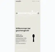 Kleine Seitenvorschau von gaumenglueck-giessen.de