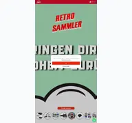 Kleine Seitenvorschau von retrosammler.de
