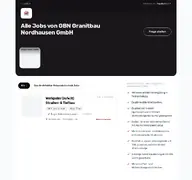 Kleine Seitenvorschau von gbn-granitbau-nordhausen.jobs.talentbait.de