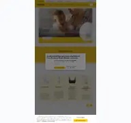 Kleine Seitenvorschau von medela.com