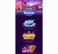 Kleine Seitenvorschau von megahitpoker.com