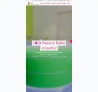 Kleine Seitenvorschau von hno-praxis-mell.de