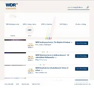 Kleine Seitenvorschau von konzerte.wdr.de
