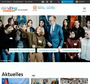 Kleine Seitenvorschau von girls-day.de