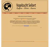 Kleine Seitenvorschau von vogelzucht-seibert.de