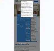 Kleine Seitenvorschau von mvzwahlstedt.de