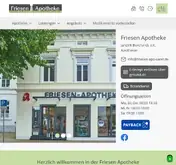 Kleine Seitenvorschau von friesen-apo-varel.de
