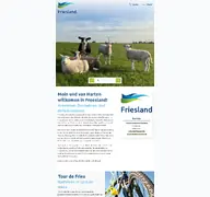 Kleine Seitenvorschau von friesland-touristik.de