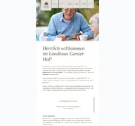 Kleine Seitenvorschau von gera.landhaus-seniorenwohngemeinschaft.de