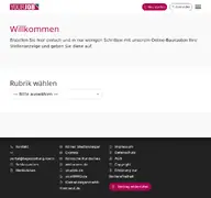 Kleine Seitenvorschau von yourjob.anzeigen-aufgabe.de