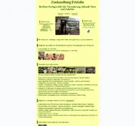 Kleine Seitenvorschau von zoofridolin.de