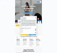 Kleine Seitenvorschau von onoffice.de