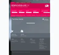 Kleine Seitenvorschau von remscheid-live.de
