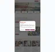 Kleine Seitenvorschau von santander.de