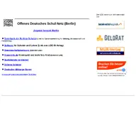Kleine Seitenvorschau von schule.de