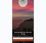 Kleine Seitenvorschau von kalimapatong.resorthotel.de
