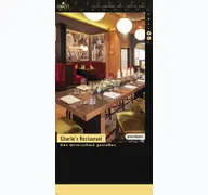 Kleine Seitenvorschau von restaurant-charlies.de
