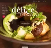 Kleine Seitenvorschau von restaurant-delice.de