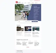 Kleine Seitenvorschau von uni-hildesheim.de