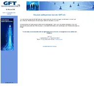 Kleine Seitenvorschau von www2.gft-eg.de