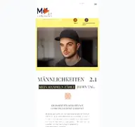 Kleine Seitenvorschau von maennlichkeiten-bw.de