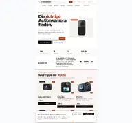 Kleine Seitenvorschau von actionkamera.de