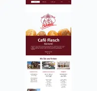 Kleine Seitenvorschau von cafe-flesch.de