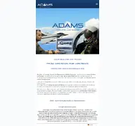 Kleine Seitenvorschau von adamssimulationandtraining.de