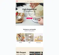 Kleine Seitenvorschau von cafe-mohrholz.de