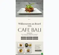 Kleine Seitenvorschau von cafebali.de