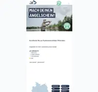 Kleine Seitenvorschau von fragdenfisch.de