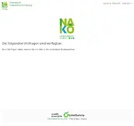 Kleine Seitenvorschau von fragebogen.nako.de