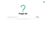 Kleine Seitenvorschau von frage.de