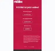 Kleine Seitenvorschau von riddim.de