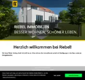 Kleine Seitenvorschau von riebel.de
