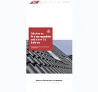 Kleine Seitenvorschau von rieck-dach.de