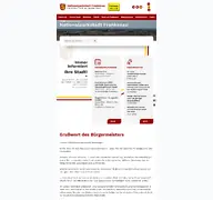 Kleine Seitenvorschau von frankenau.de