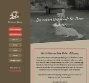Kleine Seitenvorschau von tierpension-hamburg.de