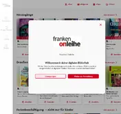Kleine Seitenvorschau von franken.onleihe.de