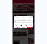 Kleine Seitenvorschau von scfreiburg.com