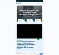 Kleine Seitenvorschau von storedvalue.com