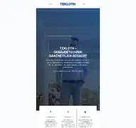Kleine Seitenvorschau von tekloth.de