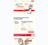 Kleine Seitenvorschau von frankfurtpass.de
