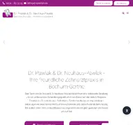 Kleine Seitenvorschau von zahnarzt-kieferorthopaedin-bochum-gerthe.de