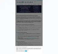 Kleine Seitenvorschau von innovisense.de