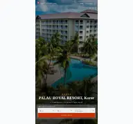 Kleine Seitenvorschau von palauroyal.resorthotel.de