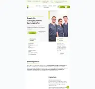 Kleine Seitenvorschau von zahngesundheit-ludwigshafen.de